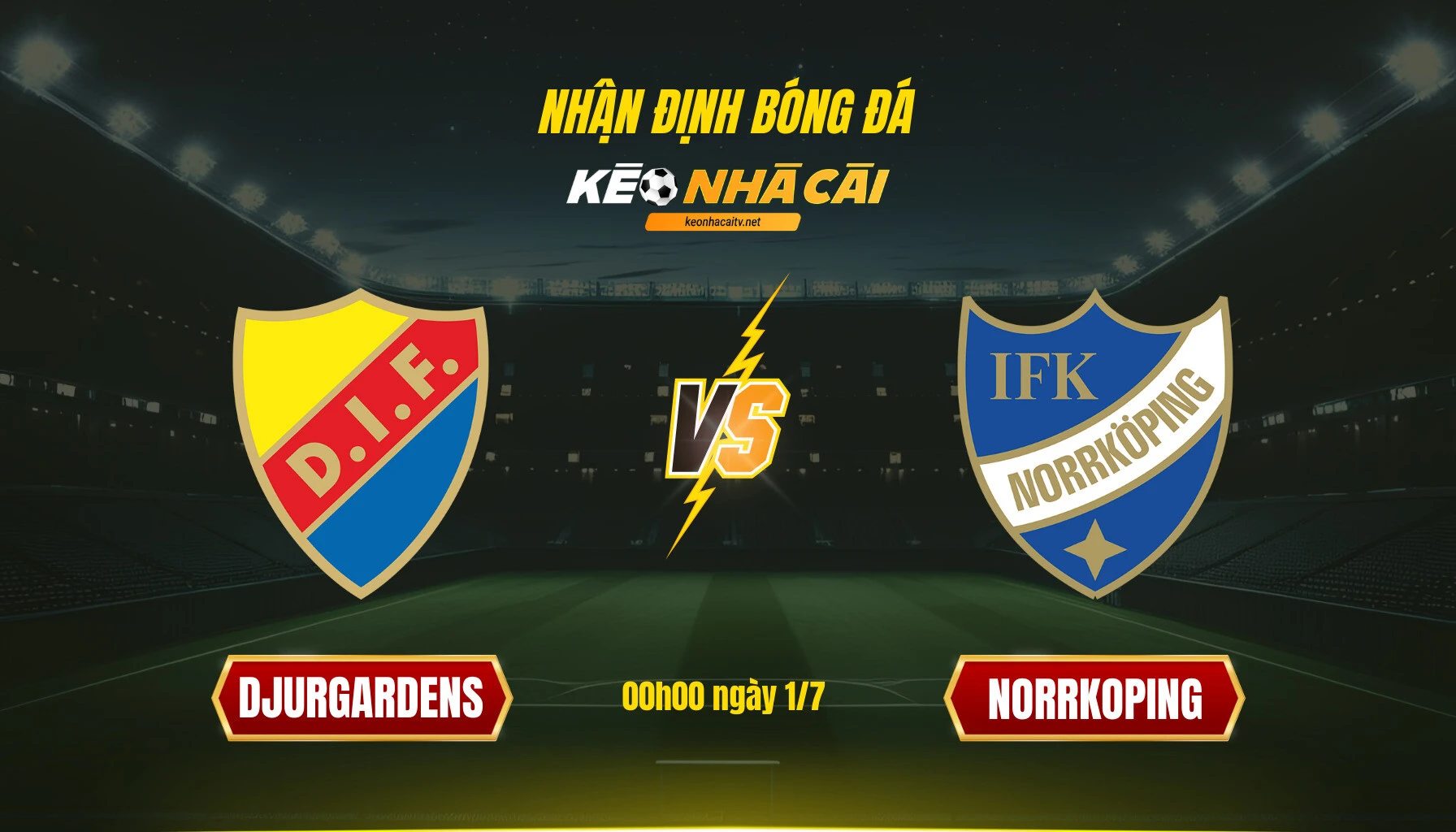 Soi kèo bóng đá Djurgardens vs Norrkoping