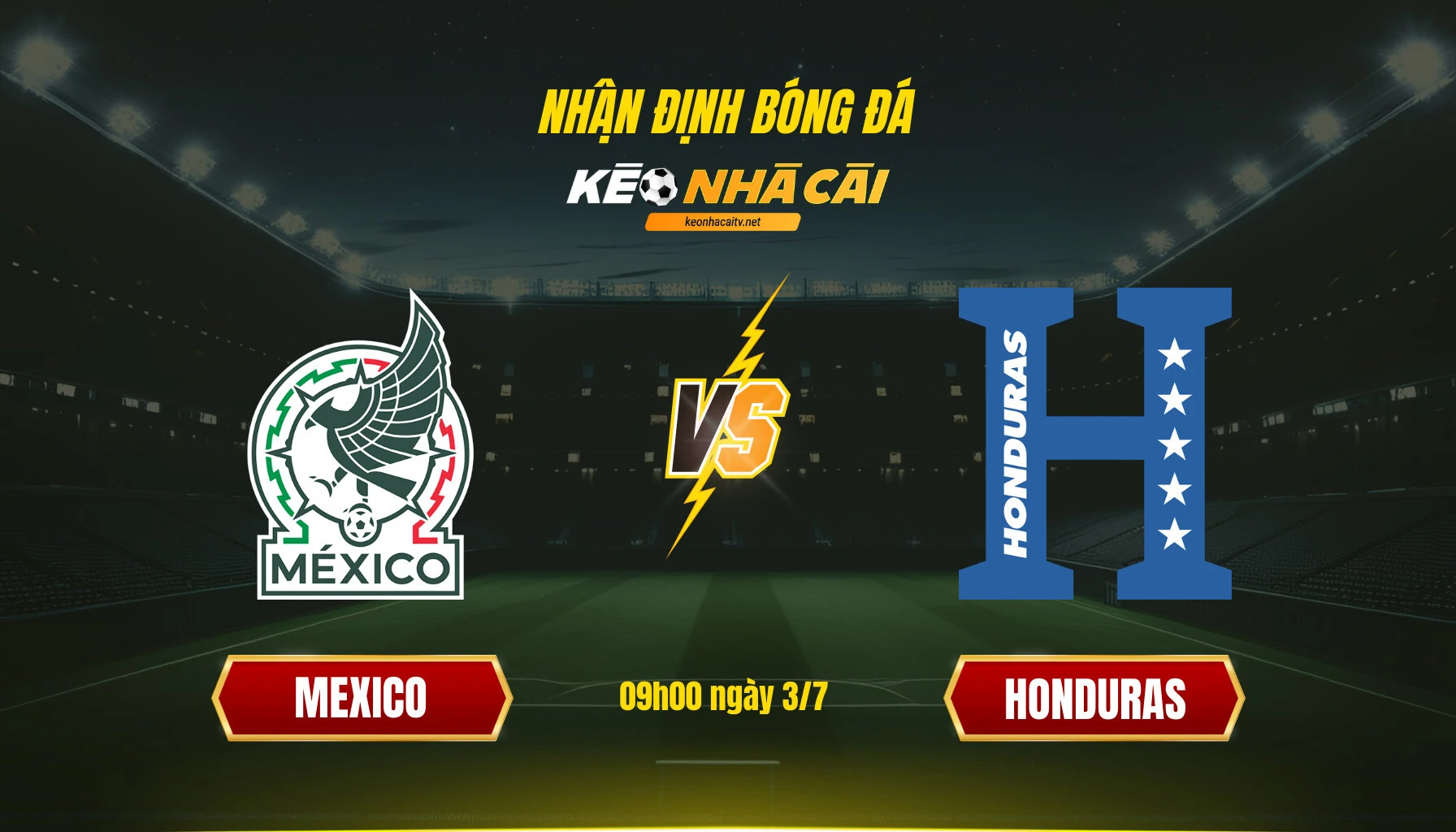 Soi kèo bóng đá Mexico vs Honduras