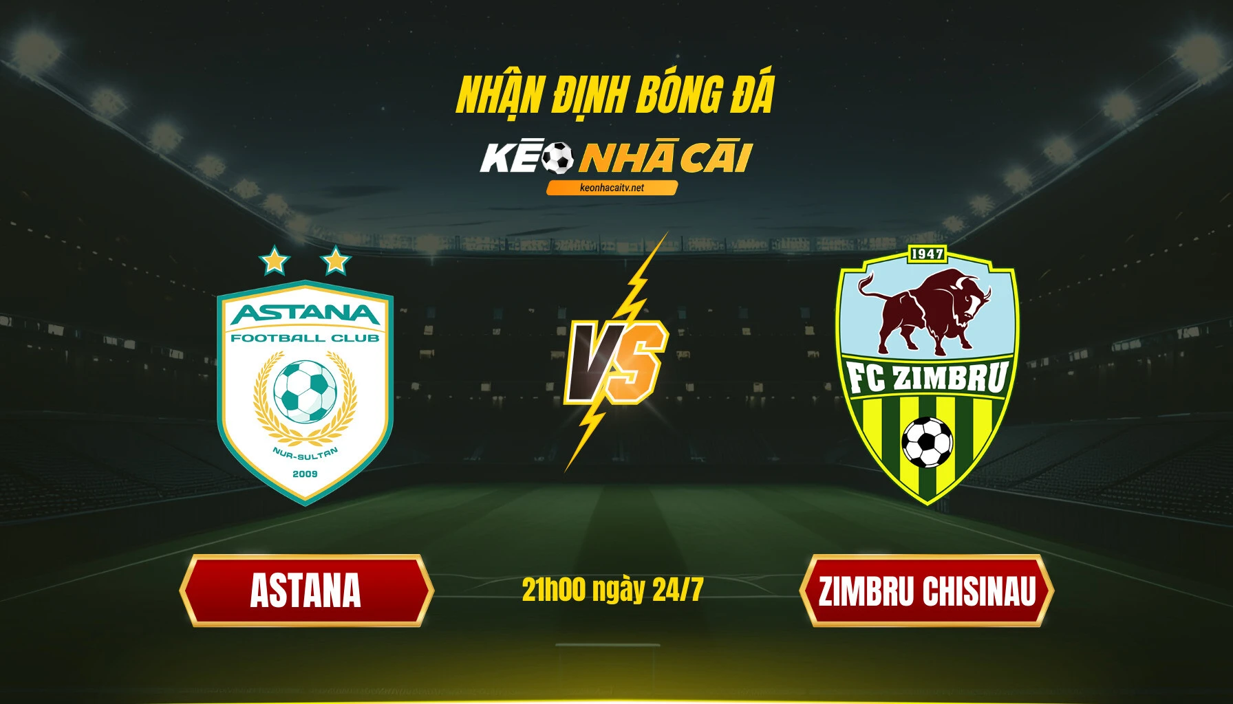 FC Astana và Zimbru Chisinau